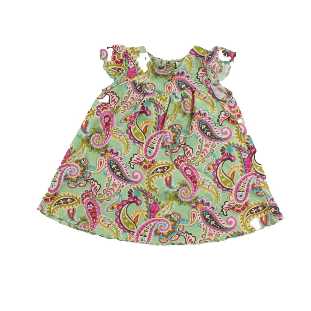 Vera Bradley Baby Girls Green | Pink Dress size: 9-12 Months
